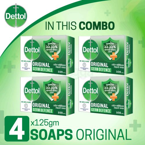 Dettol Org 125*4
