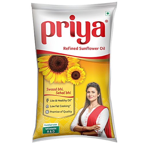 Priya Sunflower Oil 5 Ltr