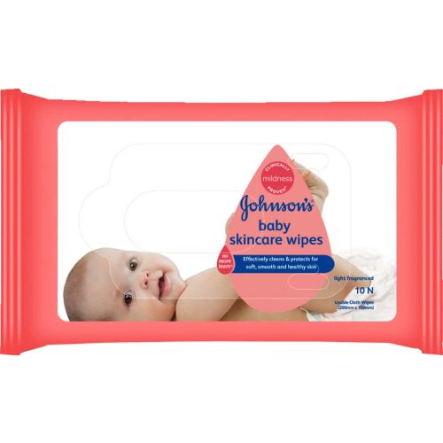 Johnsons Skincare Wipes 10 S