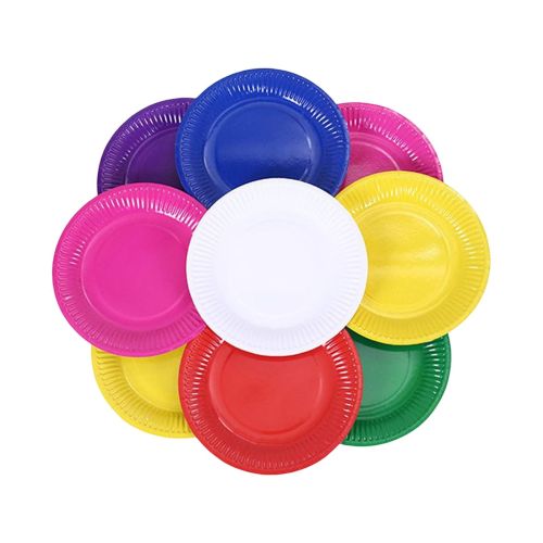 Plates Multi Colour Big 14 Cou