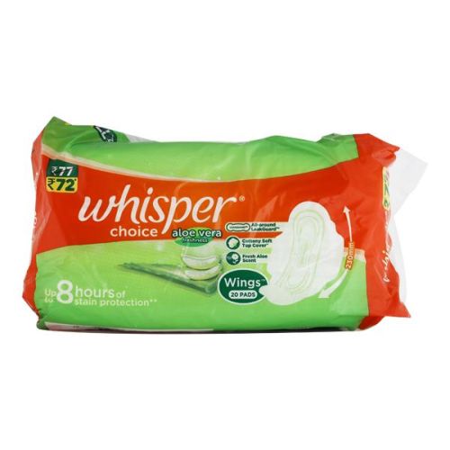 Whisper Aloe Vera 20 Pad