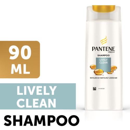 Pantene Lively Clean Shampoo 90 Ml