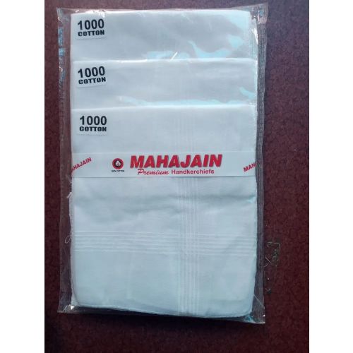 Hand Kerchef White 41/42