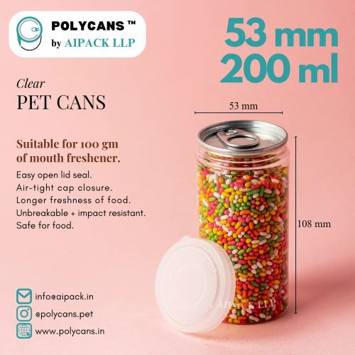 Gpet Round Container 200 Ml 1*3