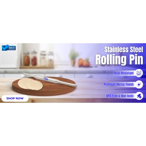 Roti Stick Belan Steel
