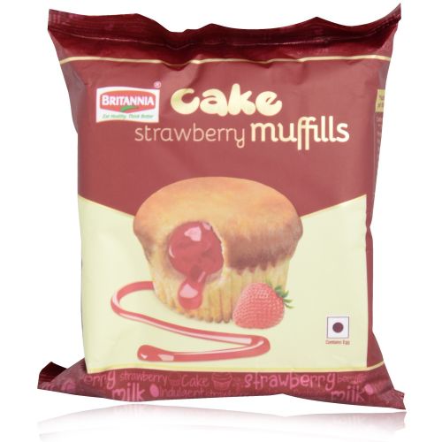 Britannia Strawberry Muffills Cake 35 G