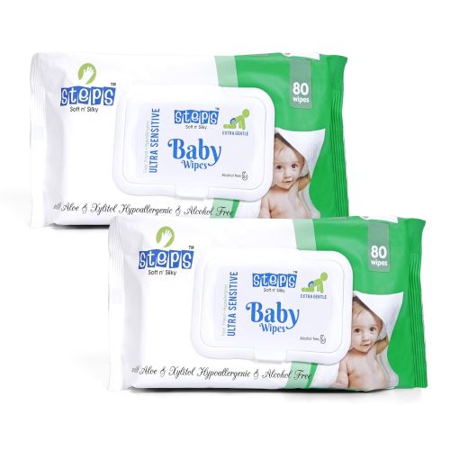Steps Wipes 80 N