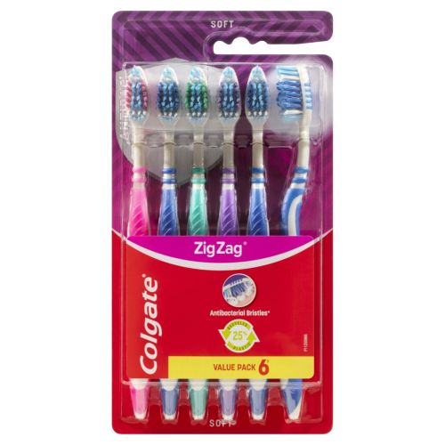 Colgate Zig Zag Soft 6 Pck