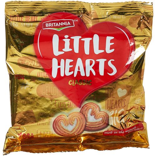 Britannia Little Hearts 44 G Pack of 4