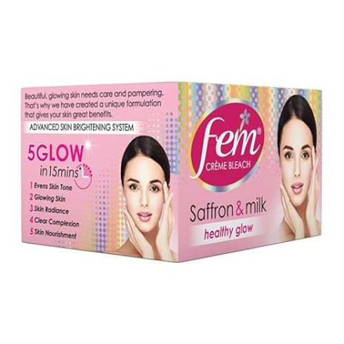 Fem Saffron &amp; Milk Bleach 6.6 G