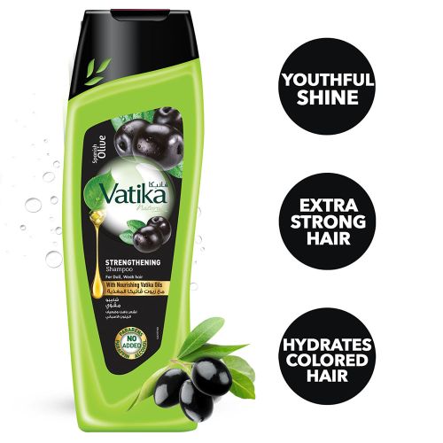 Vatika Blk Olive Shmpoo 180 Ml