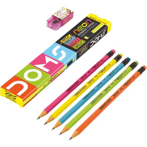 Doms Neon Pencil Box