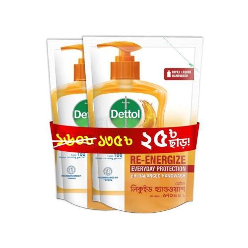 Dettol Reenergize H/w 185 Ml