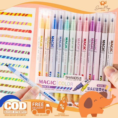 Magic Clr Pens 12 Pc