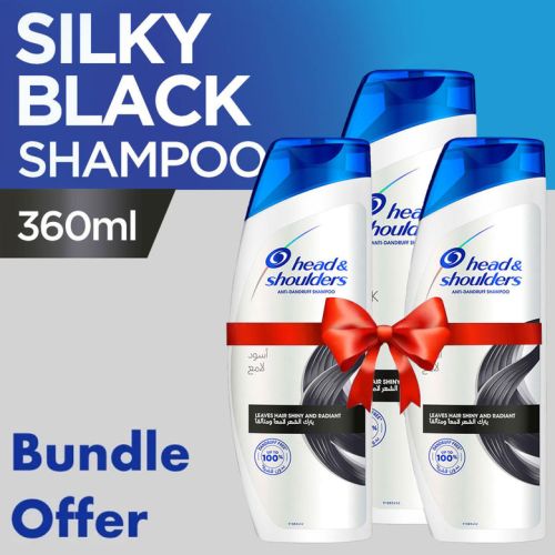 Head And Shoulder Silky Black 3 R