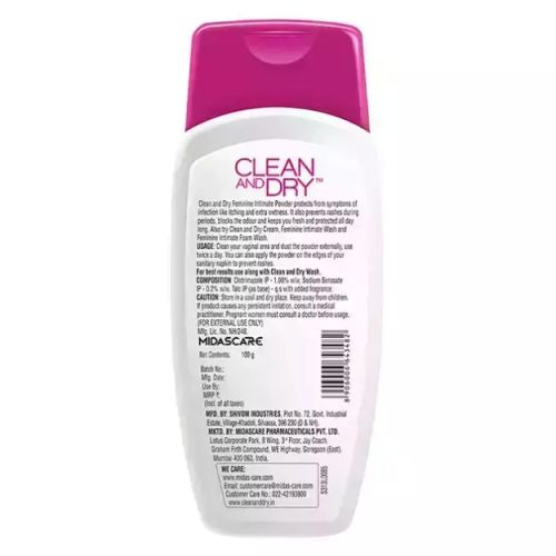 Clean &amp; Drypowdr 100 G