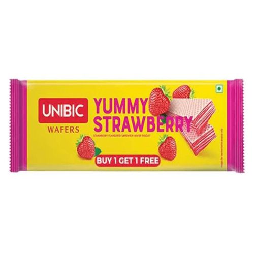 Uni Bic Wafer 1+1 Strawbery