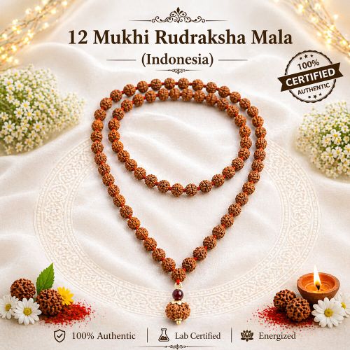 Rudraksh Mala 12 Cups