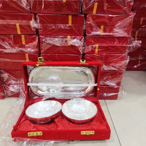 Plates Silver Bowl